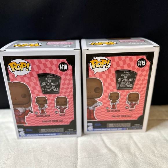 2 New Funko Pop! Disney Valentine’s Chocolate Jack Skellington #1415~Sally #1416 - Picture 4 of 15